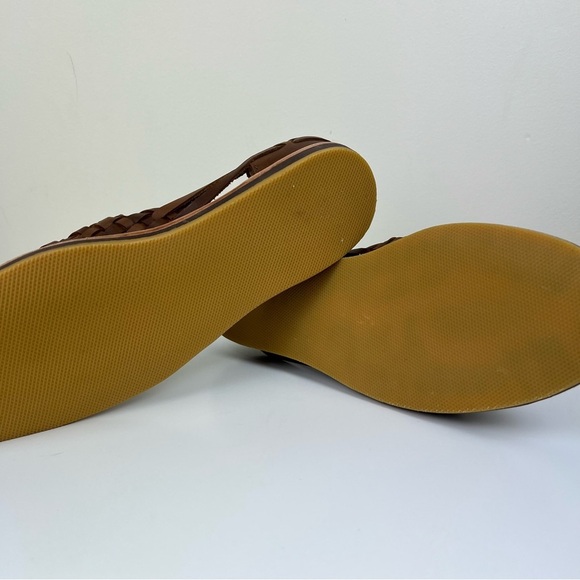 Nisolo | Men's Handmade Leather Huarache Sandal Brown | 11.5 - Picture 11 of 11